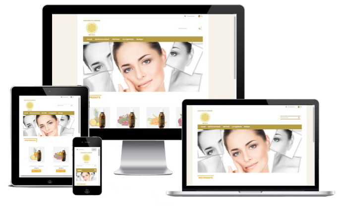 responsive e-commerce website prestashop beauty